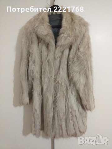 дамски кожух от сребърна лисица  , снимка 1