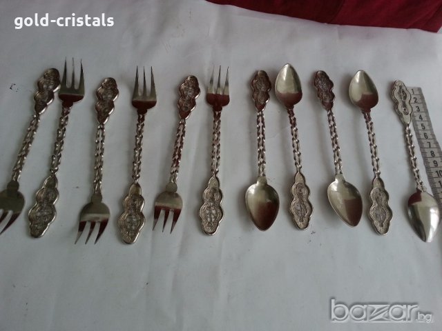  вилици и лъжици филигран, снимка 11 - Антикварни и старинни предмети - 19994504