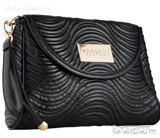 Нова дамска чанта/клъч Versace Black Clutch / Evening bag, оригинал, снимка 1 - Чанти - 14419853