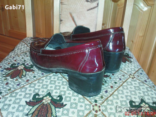 Обувки дамски от естествена кожа тип мокасини № 38, 15 лв., снимка 3 - Дамски ежедневни обувки - 12747030