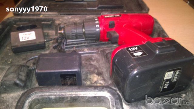 valex-винтоверт+батерия+зарядно+куфар dewalt-внос швеицария, снимка 2 - Винтоверти - 11564155