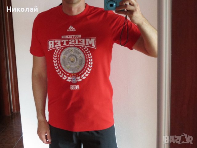 adidas Bayern Munich Champions T-Shirt, снимка 7 - Тениски - 22176126