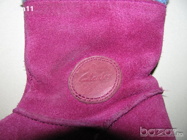 Clarks розови ботуши естествен велур № 29, UK 10,5, снимка 7 - Детски боти и ботуши - 13118561