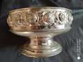 посребрен метален съд арт деко, снимка 3
