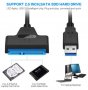 USB 3.0 Кабел за връзка към твърд диск 2.5" SATA HDD / SSD + Гаранция, снимка 5