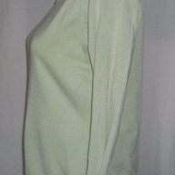 Еластична памучна блузка / Зелена / голям размер , снимка 4 - Блузи с дълъг ръкав и пуловери - 17411208