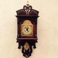Стенен часовник Friedrich Mauthe от края XIX и нач.на ХХ в., снимка 1 - Други - 13458910