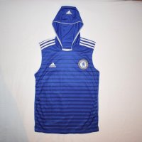 Adidas - Chelsea - Уникален потник с качулка / Адидас / Челси / Тениска, снимка 1 - Спортни дрехи, екипи - 25868162