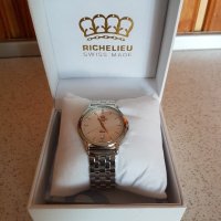 Нов швейцарски мъжки часовник Richelieu , снимка 1 - Мъжки - 20778085