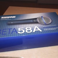 shure beta sm58s микрофон с кабел и кеис и стоика-от швеицария, снимка 18 - Микрофони - 20374213