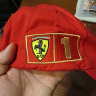 ► шапка, червена, Ferrari, Michael Shumacher, оригинална, снимка 2 - Шапки - 11052728