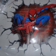 ДУПКА стикер постер за стена спайдърмен 3d Spiderman лепенка декорация, снимка 2 - Други - 14624578