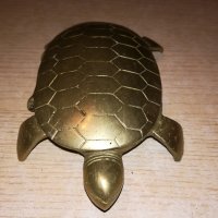 антика костенурка-ретро колекция-мед/месинг-внос франция, снимка 7 - Колекции - 21303331