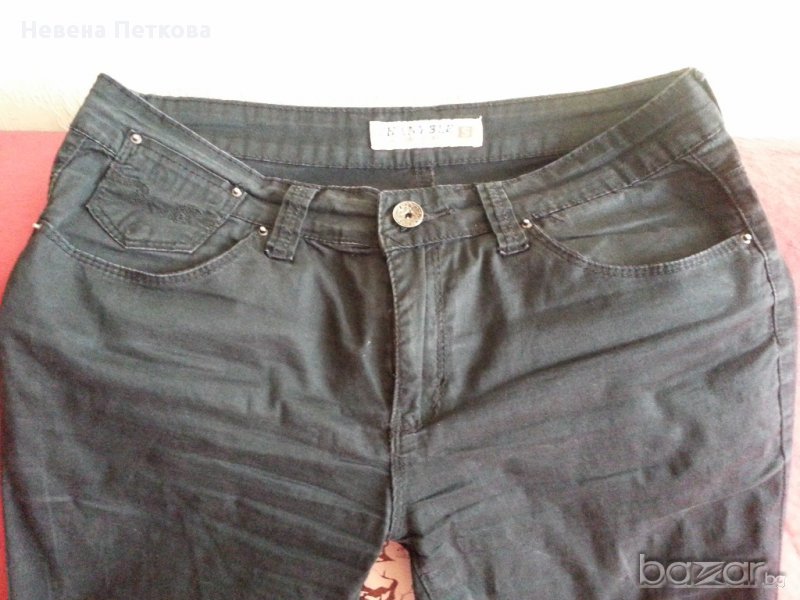 Панталон дамски летен памучен черен, снимка 1