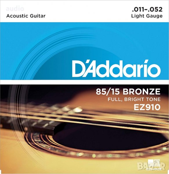 Струни за акустична китара D'Addario EZ910, снимка 1