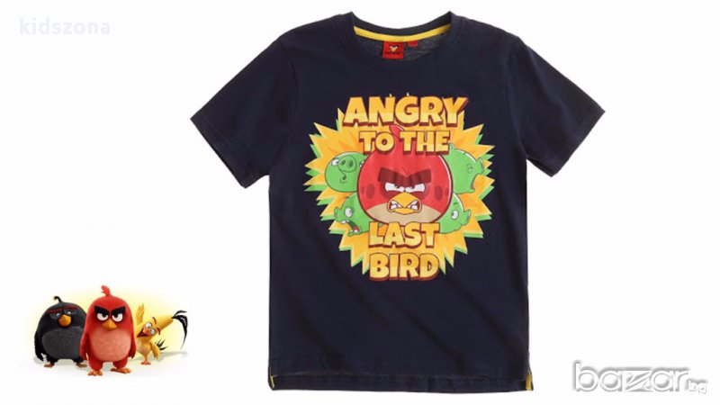 Детска тениска Angry Birds за 8 и 12 г. - М1-3, снимка 1