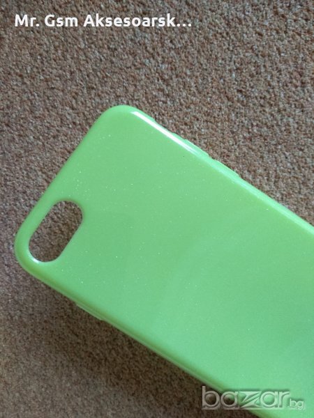 Калъф, кейс, гръб за iPhone 7 | 8 - силиконов зелен, снимка 1