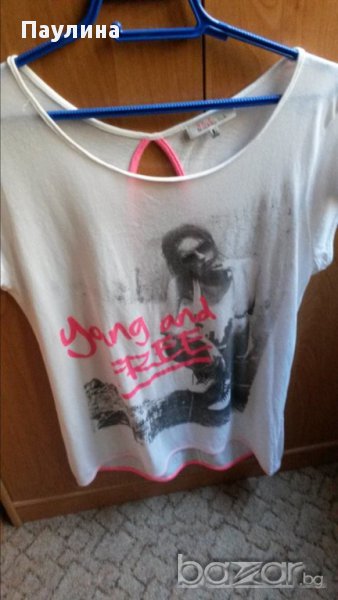 Тениска с изрязан гръб, снимка 1