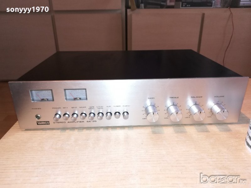 vivanco stereo amplifier-made in japan-от швеицария, снимка 1