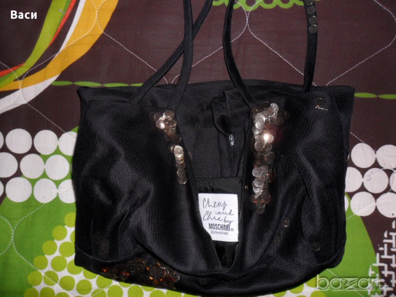 100% Moschino I 48 оригинален екстравагантен топ + подарък Gucci, снимка 1