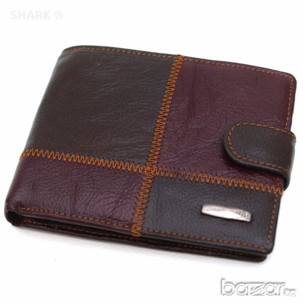 ТОП МОДЕЛ!!! Мъжки портфейл от естествена телешка кожа men's wallet cowhide leather, снимка 1