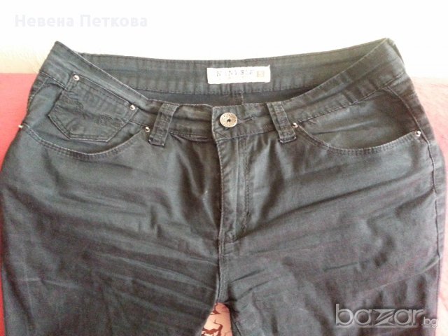 Панталон дамски летен памучен черен, снимка 1 - Панталони - 12015081