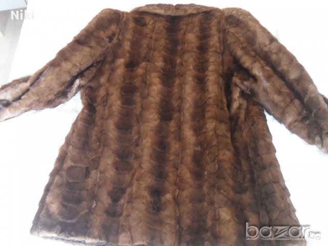 Дамско кожено палто от визон, снимка 4 - Палта, манта - 11751626