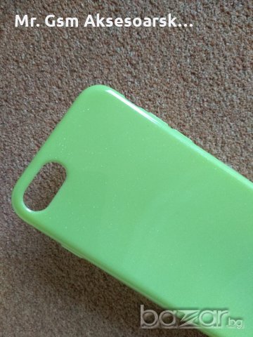 Калъф, кейс, гръб за iPhone 7 | 8 - силиконов зелен, снимка 1