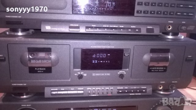 philips receiver+philips deck+philips cd-като нови уреди-swiss, снимка 13 - Ресийвъри, усилватели, смесителни пултове - 24630375
