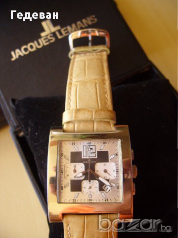 Jacques Lemans Chronograph Checkmate, снимка 4 - Мъжки - 17929250