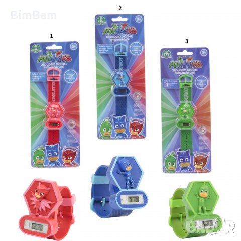 Часовник PJ Masks Owl Glider, Cat Boy, Gekko - ОРИГИНАЛ !, снимка 2 - Образователни игри - 23443829