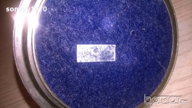 Silver plated 8x7см-коте внос швеицария, снимка 12 - Антикварни и старинни предмети - 16969971