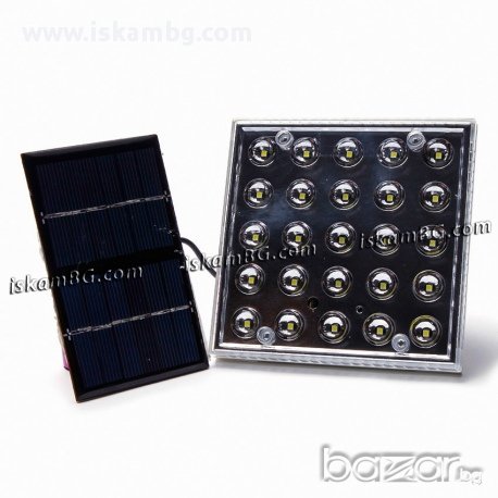 Соларна лампа LED GR-025 - код 6030, снимка 2 - Други - 13583176