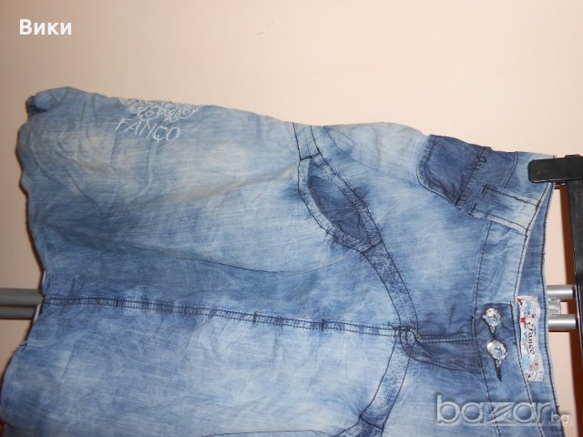 Къси дънкови потури Fanco Jeans, снимка 4 - Дънки - 20824774