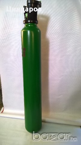 Аргонова газова бутилка с обем 10л.Бутилка заредена с Аргон 10л.Нова , снимка 5 - Други машини и части - 15504460