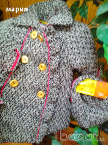 Топло палтенце с шапчица за госпожица, снимка 4 - Детски якета и елеци - 16421580