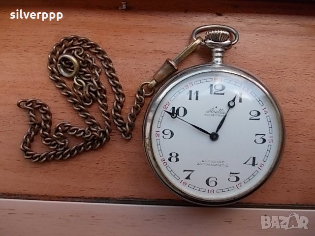  Джобен часовник Aretta , снимка 1 - Антикварни и старинни предмети - 22370054