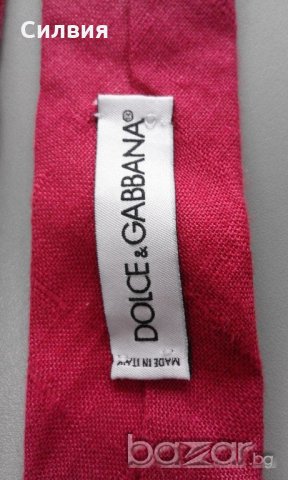 *Dolce & Gabbana*-вратовръзка от лен, снимка 3 - Други - 19842499