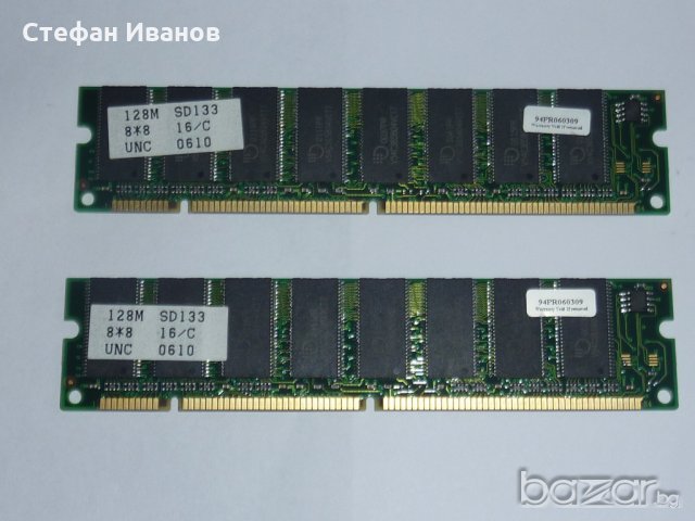 Рам памет sdram 512mb - 4 x 128mb., снимка 4 - RAM памет - 20270081