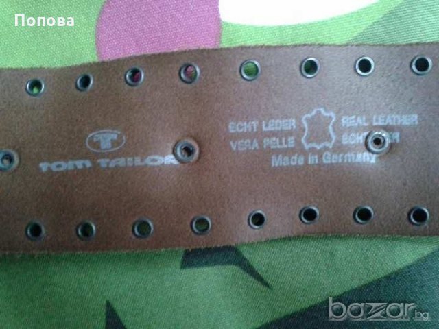 'Tom Tailor' колан ест.кожа  производство Германия , снимка 3 - Колани - 19438022
