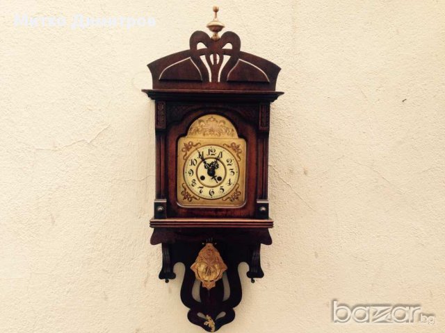 Стенен часовник Friedrich Mauthe от края XIX и нач.на ХХ в.