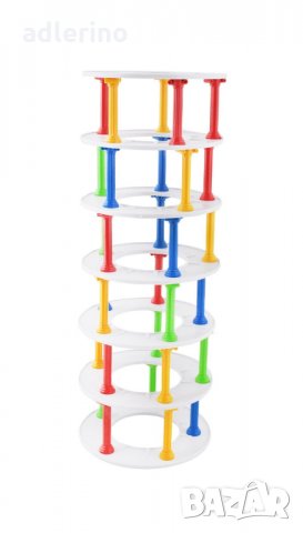  Семейна игра - Кулата в Пиза - детска занимателна игра, образователна игра , снимка 3 - Образователни игри - 25008570