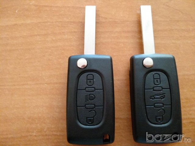 Нови кутийки за ключове Пежо и Ситроен, снимка 3 - Части - 20622775
