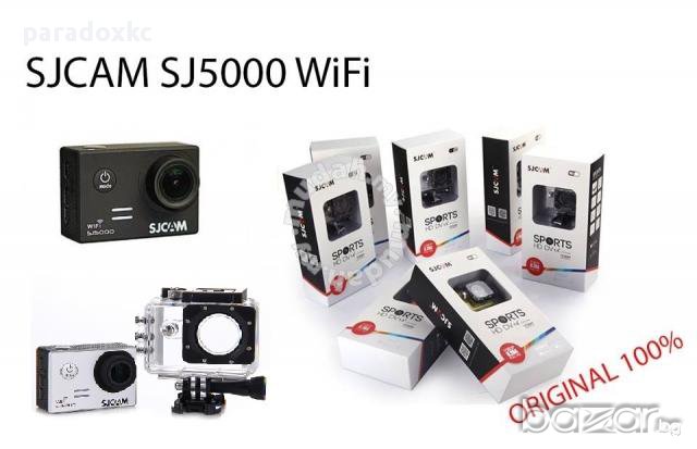 Оригинална екшън камера SJ5000 Wi-Fi  Full HD 1080P водоустойчива до 30М , снимка 4 - Камери - 10025026