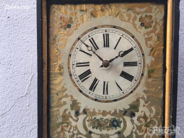 Много стар стенен часовник тип Картина от 19-ти век!, снимка 2 - Други - 22930485
