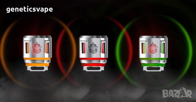 Smok V8 Baby T12 Orange Light Coil изпарители нагреватели, снимка 2 - Аксесоари за електронни цигари - 21784606