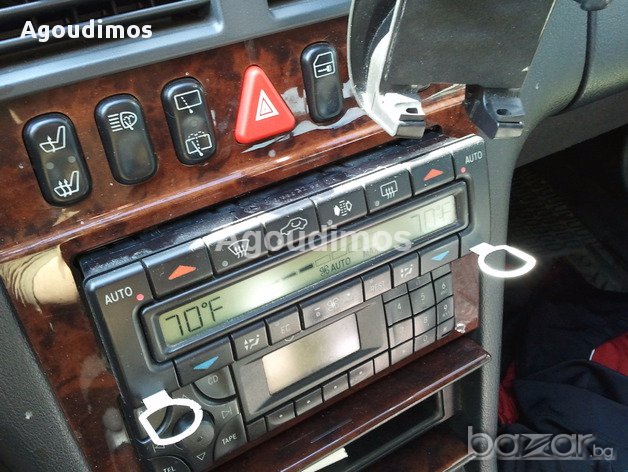 4бр. пластини(скоби) за демонтаж на авто радио(CD) за VW, AUDI, SKODA, MERCEDES, FORD, снимка 4 - Аксесоари и консумативи - 15717354
