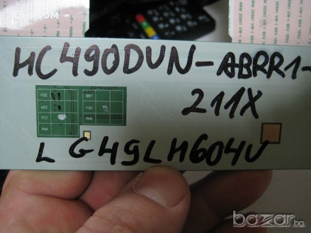 T-CONTROL BOARD HV490FHB-N8D от LG49LH604V, снимка 3 - Части и Платки - 21331063