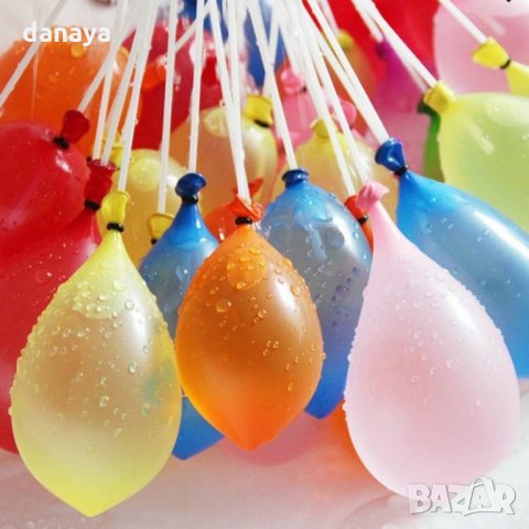 387 Балони водни бомби парти балони връзка с 37 броя балончета водна бомба, снимка 2 - Надуваеми играчки - 21714869