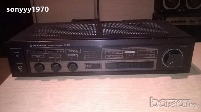 &pioneer sa-560-amplifier-made in japan-внос швеицария, снимка 4 - Ресийвъри, усилватели, смесителни пултове - 19646407
